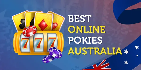 Best online pokies in Australia — slot reels with chips and Australian flag