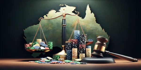 Australian online gambling law — legal framework for pokies and casino regulation
