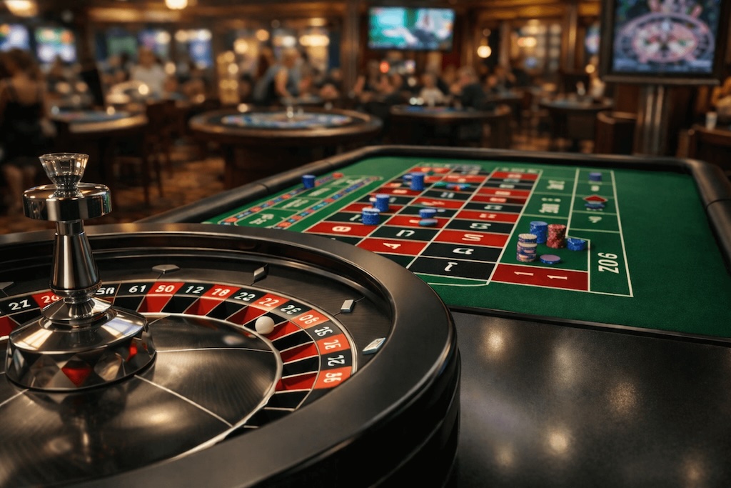 Live casino Australia — real dealer dealing blackjack cards on green table