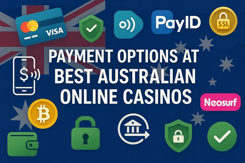 Payment options at Australian online casinos — Visa, PayID, Bitcoin, Neosurf